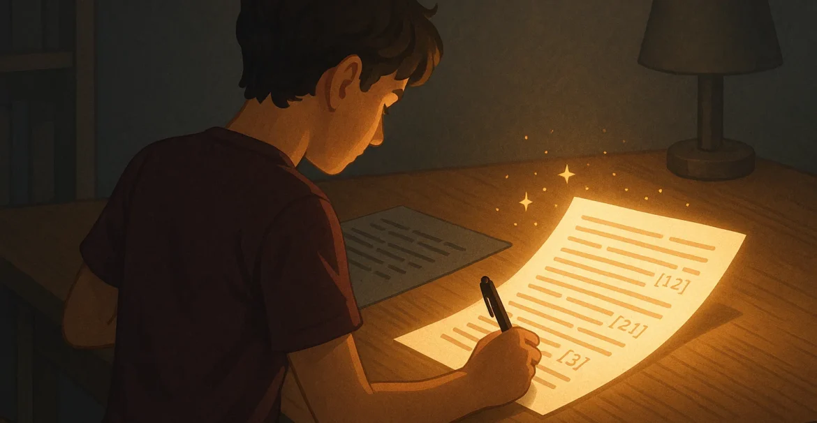 avoiding plagiarism in academic writing illustration