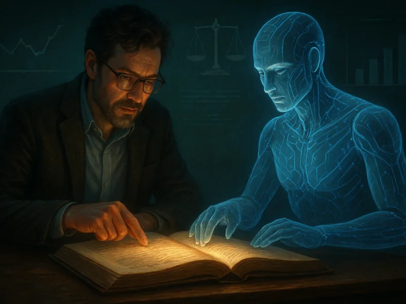 Researcher and AI collaborating ethically on academic research