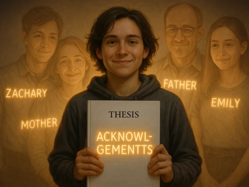 how to write acknowledgements in thesis or dissertation illustration