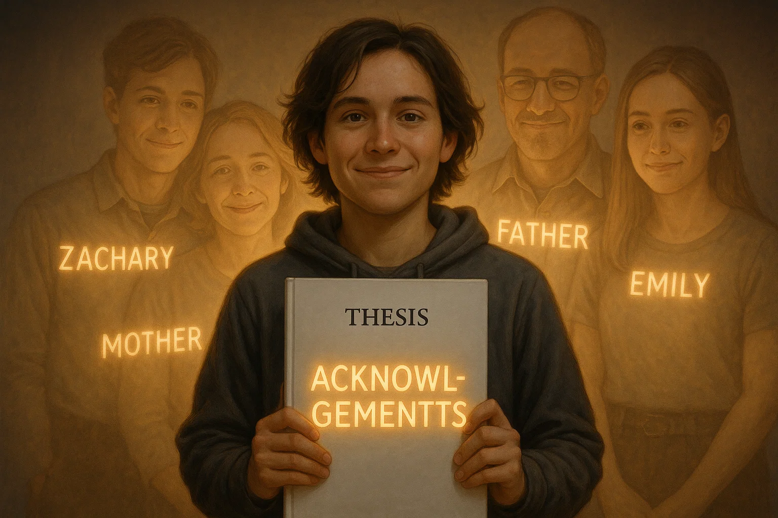 how to write acknowledgements in thesis or dissertation illustration