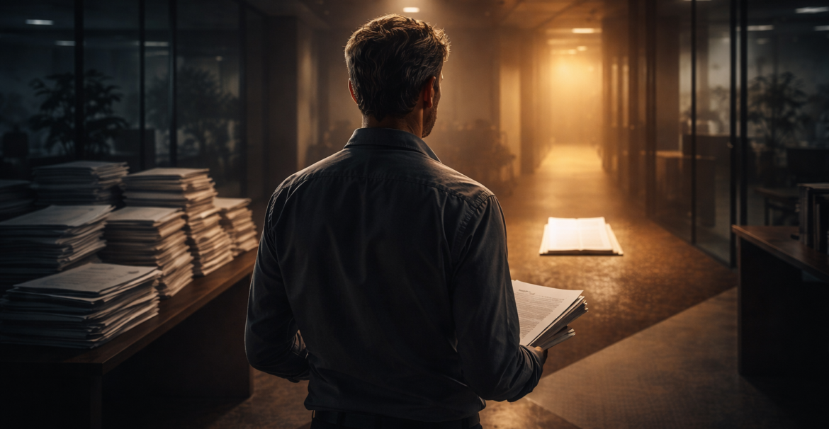 Journal editor deciding whether a research paper enters the peer review process