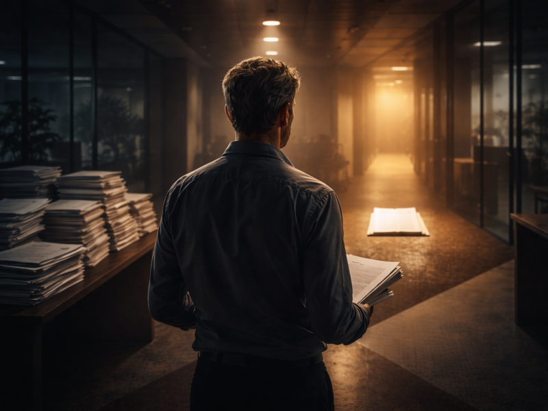 Journal editor deciding whether a research paper enters the peer review process