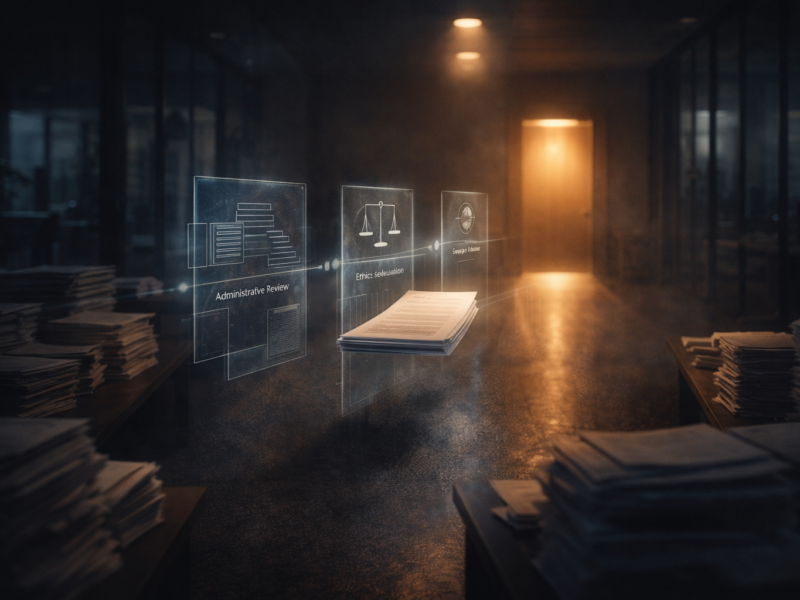 Research manuscript passing through editorial checks before peer review