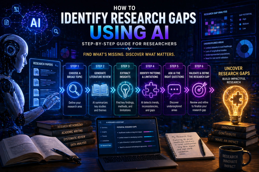 How to Identify Research Gaps Using AI (Step-by-Step Guide)